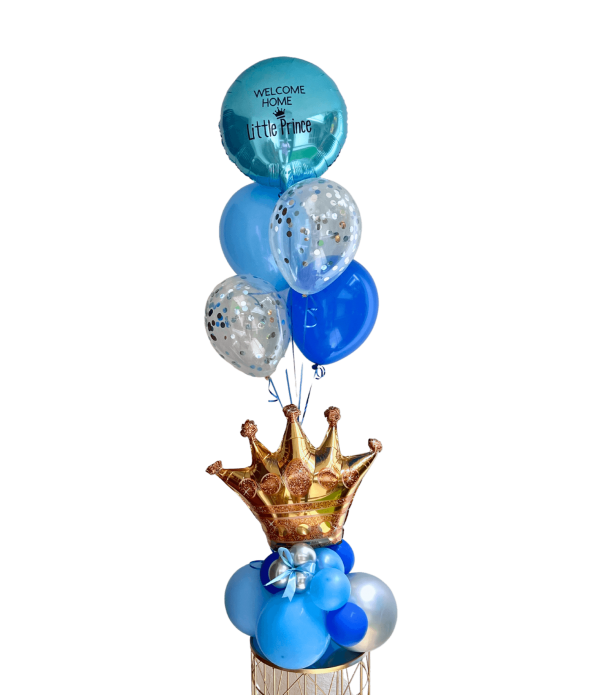 Welcome Little Prince Balloon Bouquet