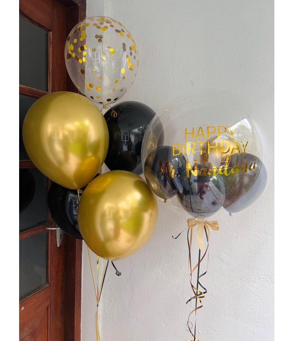 Personalised Bubble and Helium Balloons 