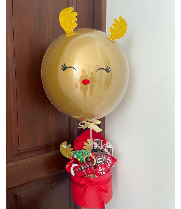 Reindeer Balloon Gift Hamper
