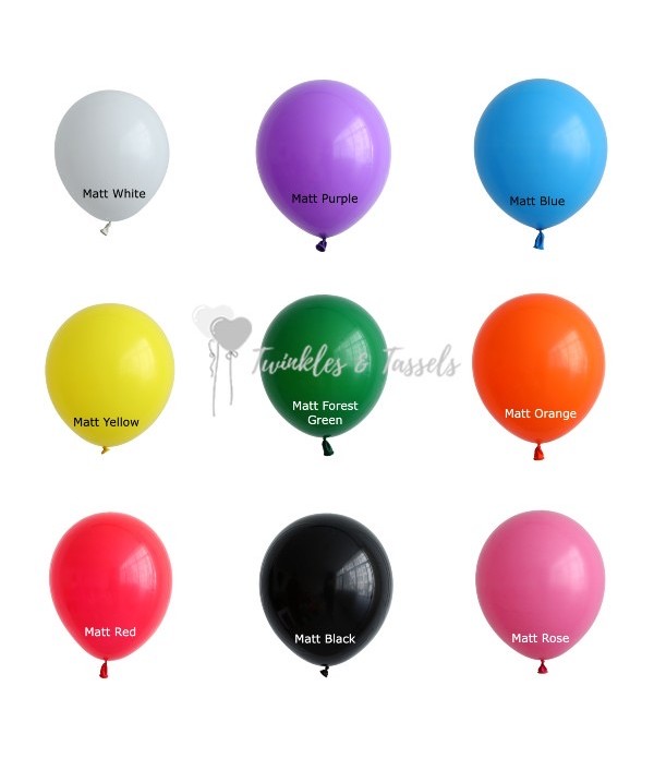Latex Helium Balloons - 11"