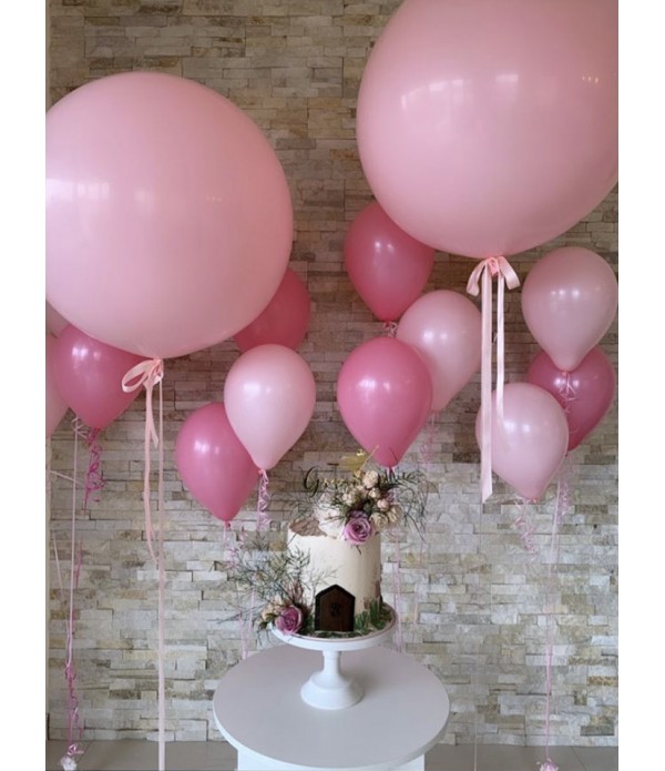 Giant Pastel Balloons - Helium