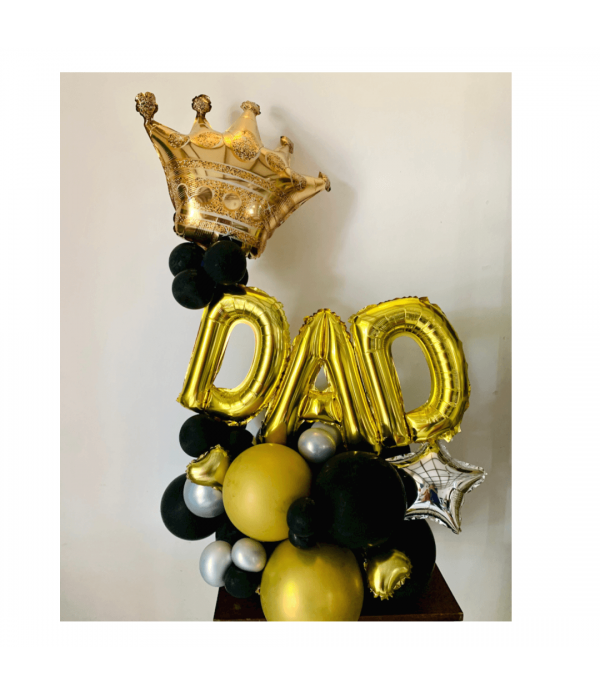 Father's Day King Dad Balloon Bouquet 