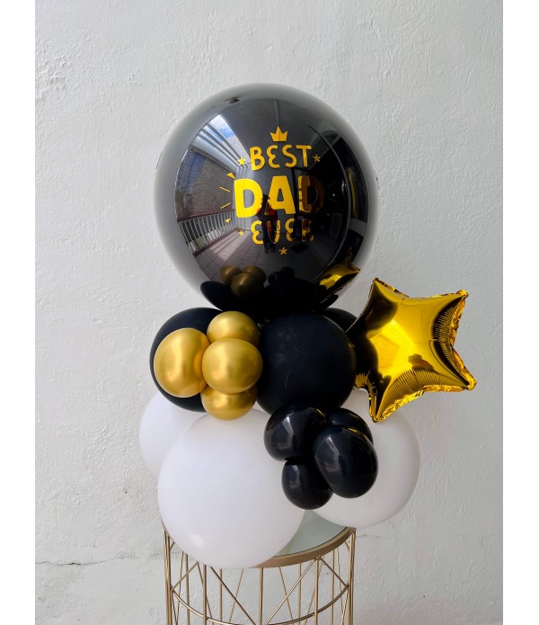 Father's Day Best Dad Balloon Table Piece 
