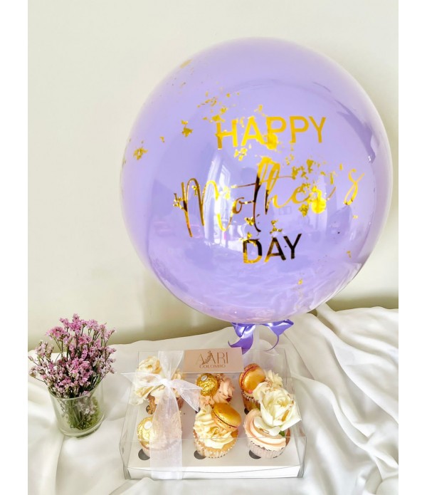 Mother's Day Deluxe Cupcakes & Personalised Ba...