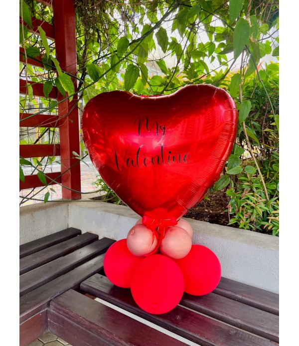 My Valentine Giant Love Heart Foil Balloon 