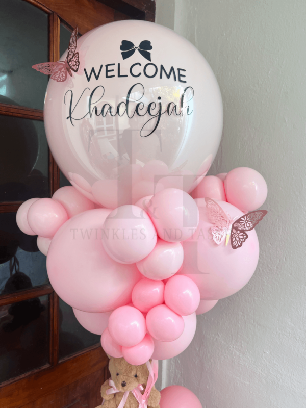 Welcome Baby Balloon Stand