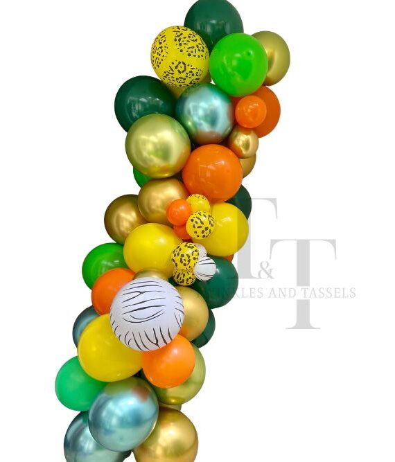 Jungle Theme Grab n Go Balloon Garland