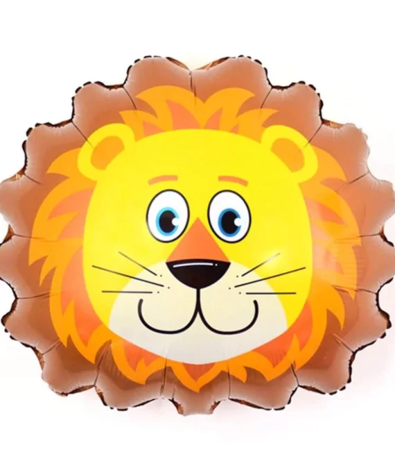 Lion Face Animal Foil Balloon