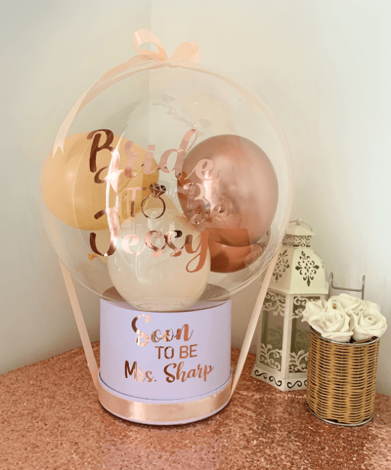 Bride Bubble Balloon Surprise Box