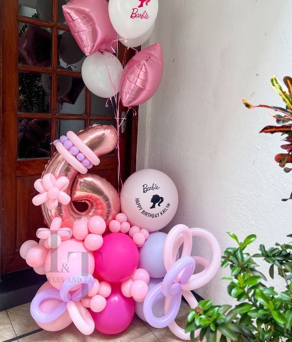 Barbie Balloon Bouquet