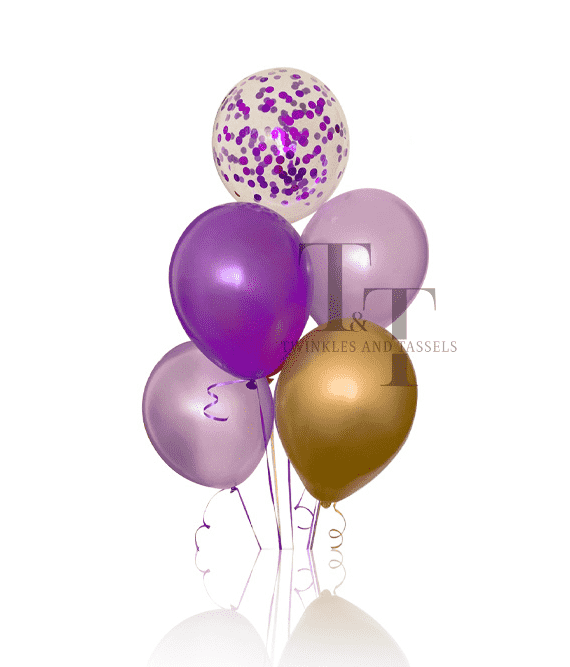 Lavender Luxe Balloon Bunch