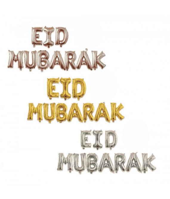 Eid Mubarak Foil Balloon Banner