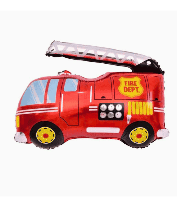 Fire Truck Foil Balloon