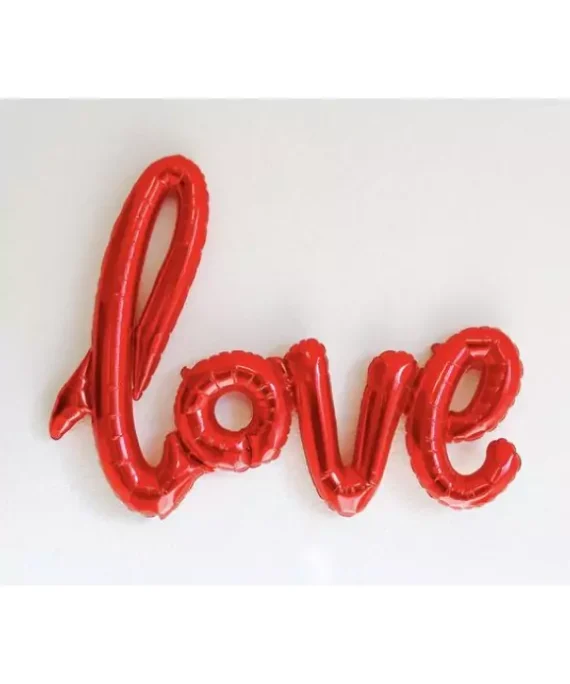 Love Script Foil Balloon (2)