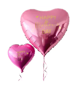 Mother's Day Personalized Heart Foil Balloons