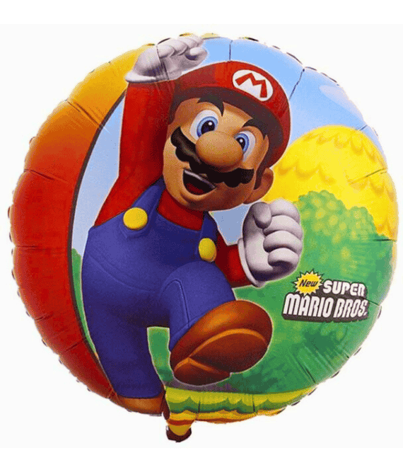 Super Mario Round Foil Balloon (2)