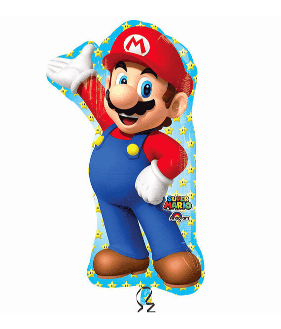 Super Mario Shape foil balloon