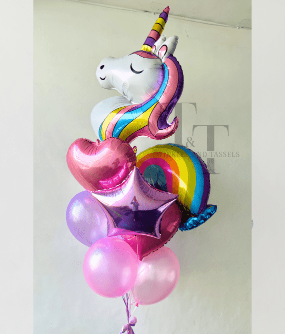 Unicorn Wishes Balloon Bunch