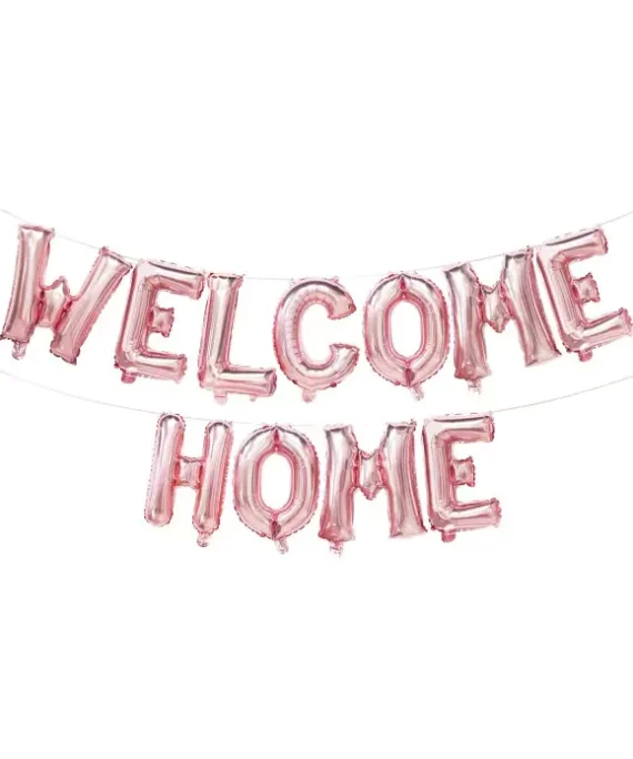 WELCOME HOME Foil Balloon Banner