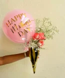 Mother's Day blush rose cone